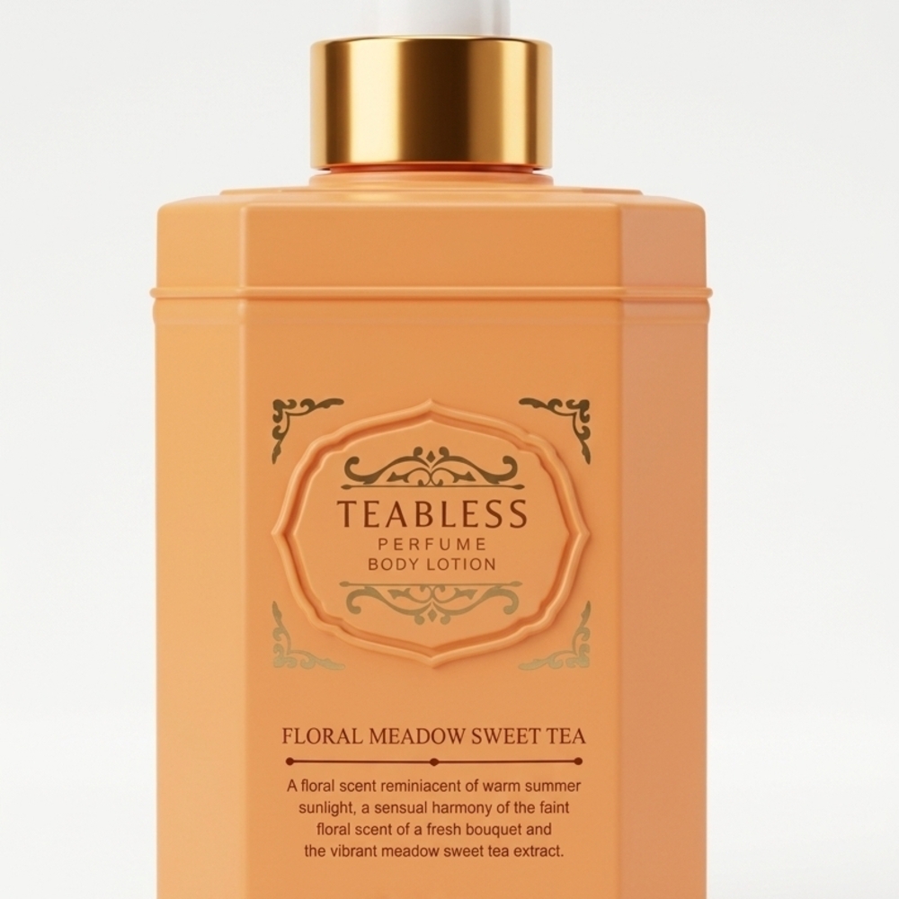 Floral Meadow Sweet Tea Body Lotion — Peach